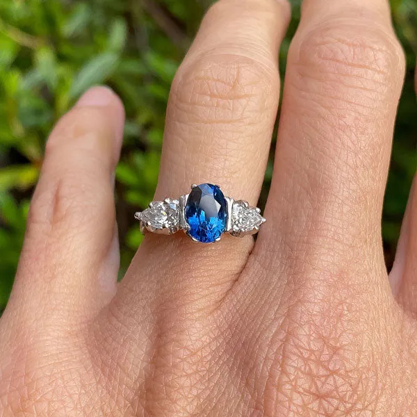 Vintage Sapphire & Diamond Ring