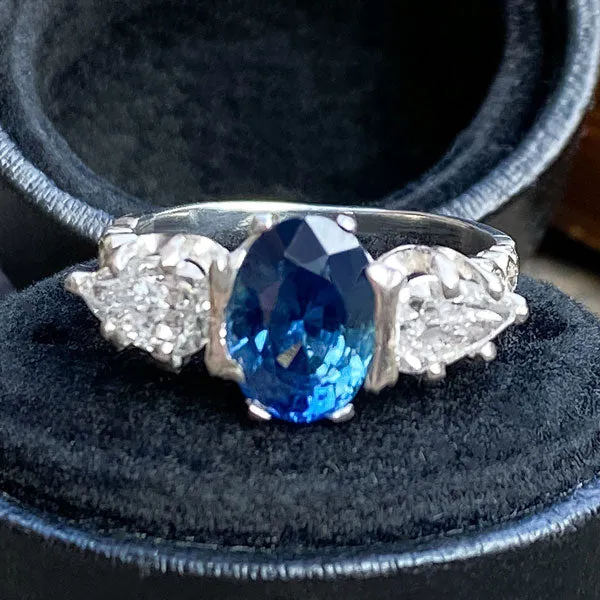 Vintage Sapphire & Diamond Ring