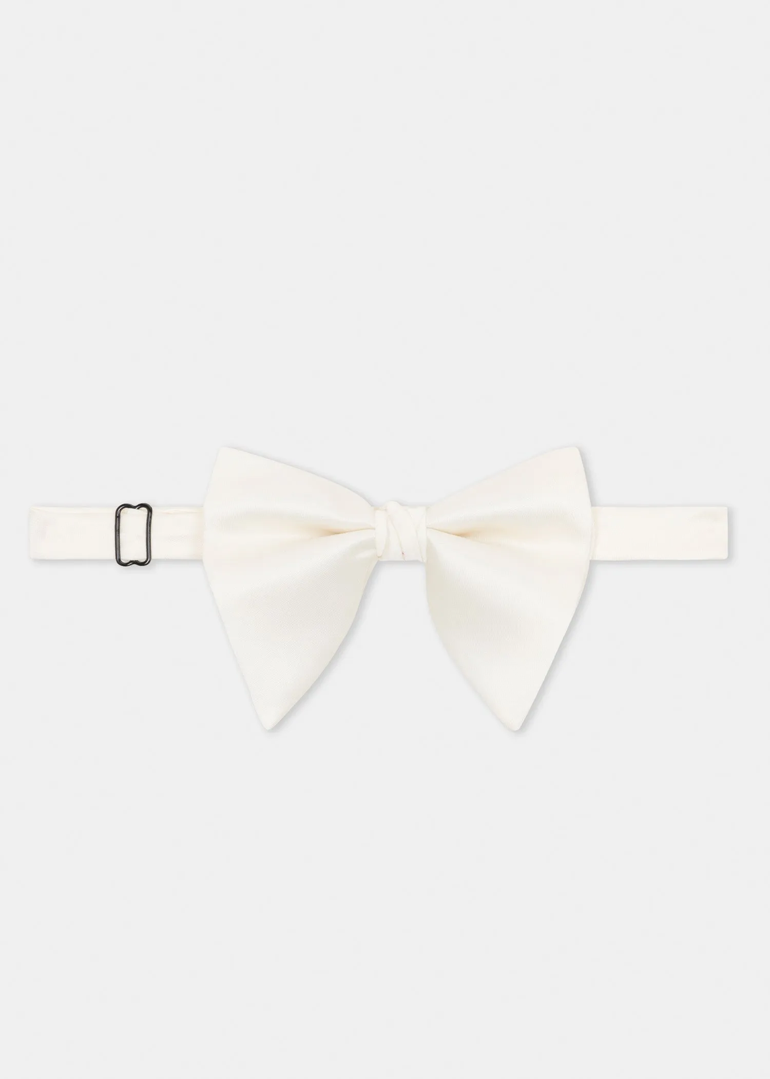 White L Bow Tie